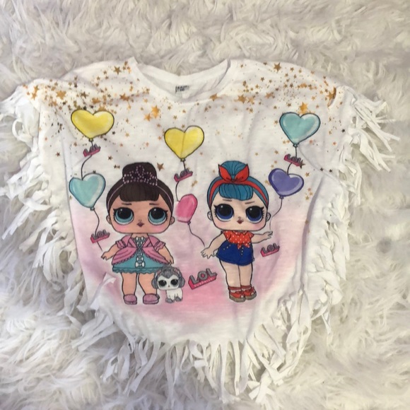 LOL Dolls Frilly shirt with T-shirt sleeve